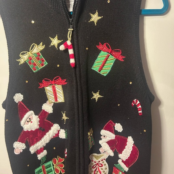 Vintage Christmas knit sweater Size L - Picture 6 of 6